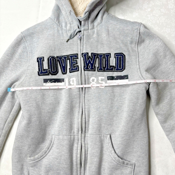 Emilio Valentino Italy Grey Logo Hoodie Medium - Picture 5 of 12